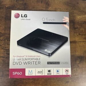 LG SP60 Ultra Slim Portable DVD Writer MAC / WINDOWS